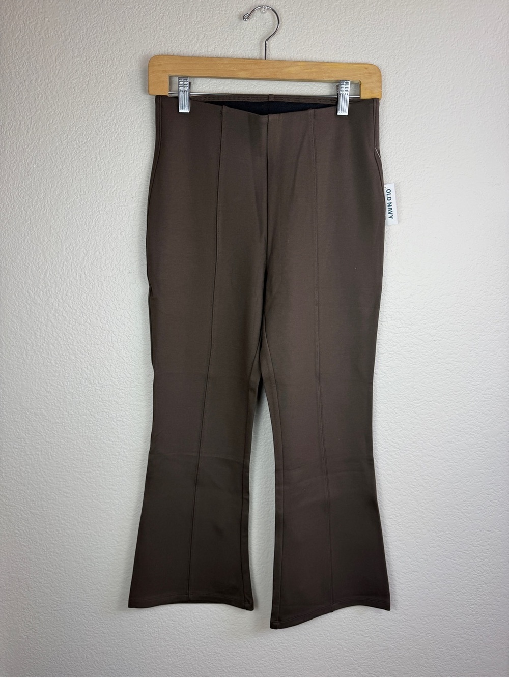 NWT Old Navy Petite S Brown Straight Leg Stretch Pants